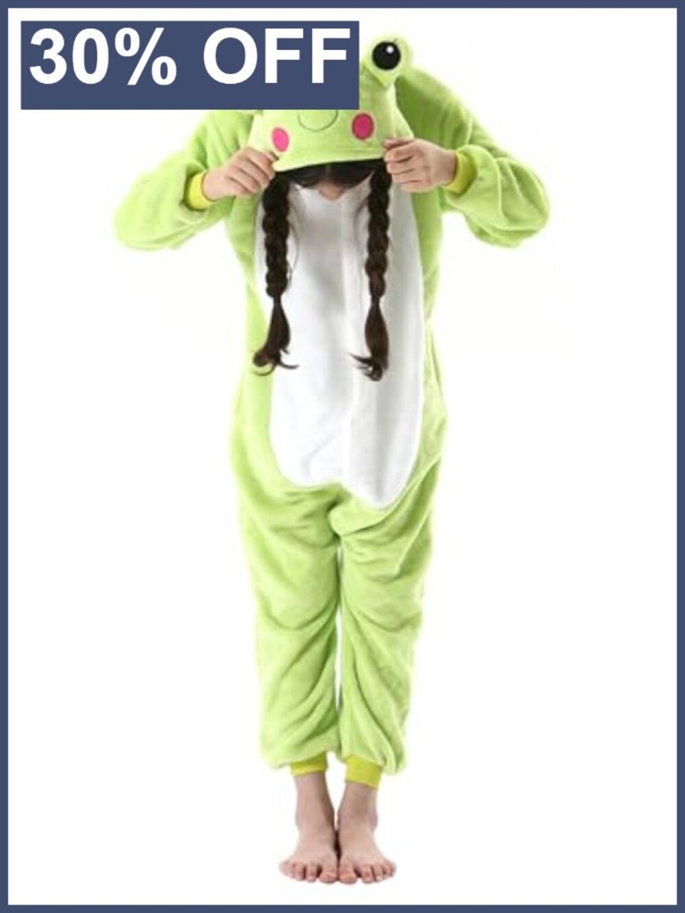 Kids Flannel Animal Onesie One-Piece Pajama Halloween Cosplay Costume
